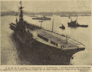 Porte-Avions Arromanches Le Télégramme de Brest 27 août 1952