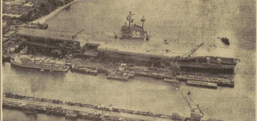 Porte-Avions Forestal Newport Le Télégramme de Brest 1 septembre 1955