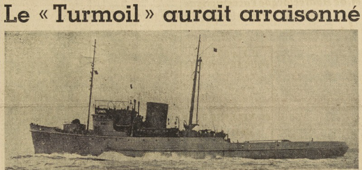 Remorqueur de haute mer Turmoil Le Télégramme de Brest 27 août 1952