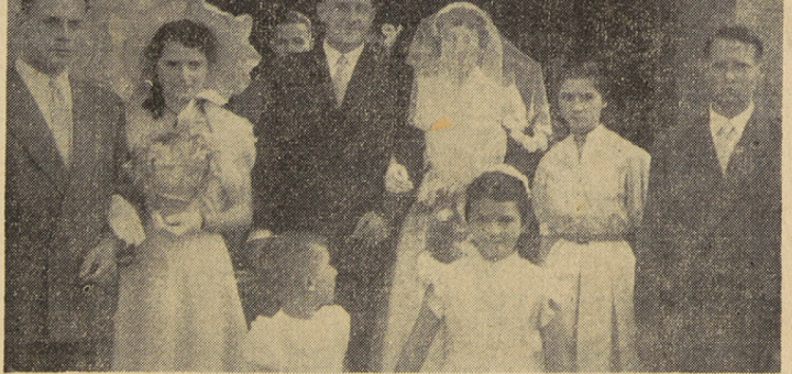 St-Pierre-Quilbignon Mariage Hallégot Guy avec Mlle Croc Le Télégramme de Brest 7 septembre 1953