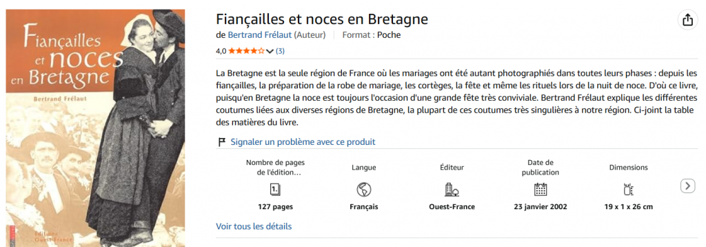 Fiançailles et noces en Bretagne