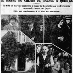 Quimper Le Drame du chemin de halage Le Petit Breton 13 janvier 1935