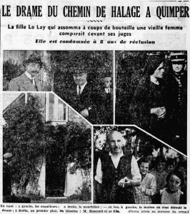Quimper Le Drame du chemin de halage Le Petit Breton 13 janvier 1935