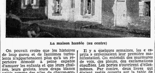Guipavas une maison hantée Le Petit Breton 1 novembre 1936