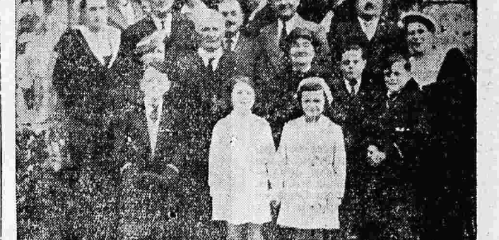 Huelgoat Noces d'Or Mr et Mme Claude Le Bars Le Petit Breton 11 octobre 1936