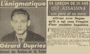 Assises de la Seine Dupriez Gérard Le Télégramme 10 mai 1955