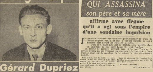 Assises de la Seine Dupriez Gérard Le Télégramme 10 mai 1955