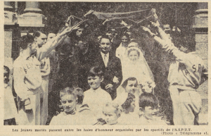 Brest Saint Martin Mariage Briquet Robert avec Millin Marie-Thérèse Le Télégramme 31 mai 1955