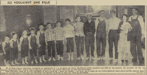 Ils voulaient une fille les époux Harrison eurent 13 garçons en 1955 Le Télégramme 6 mai 1955