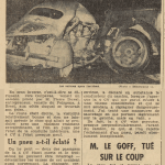 Landerneau une voiture percute un camion Le Télégramme 28 mai 1955