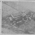Limoges une auto chute de 10 mètres L'Echo du Centre 2 mai 1950