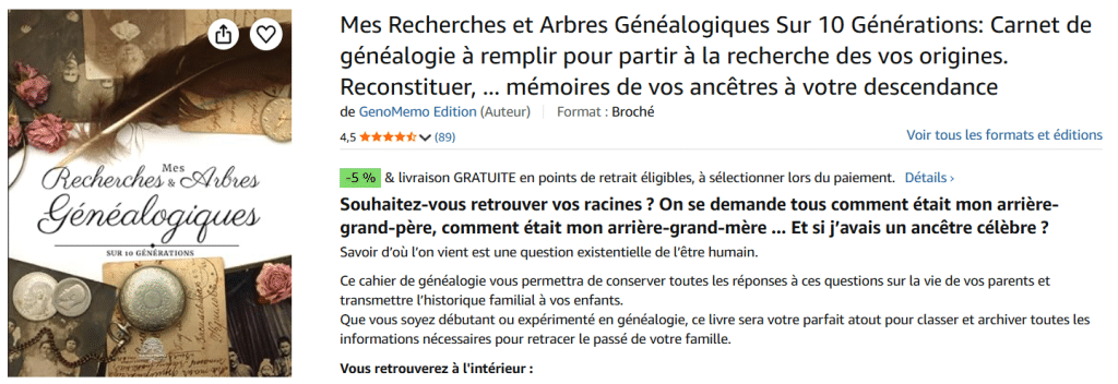 Mes recherches généalogiques et arbres généalogiques