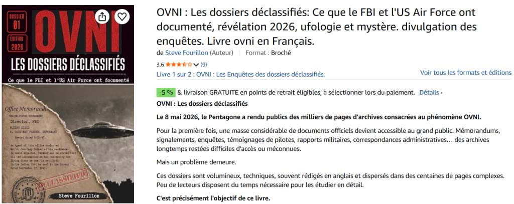 Ovni les dossiers déclassifiés révélation 2026