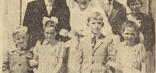 Plouguerneau Mariage Marchadour Pierre avec Senant Yvette Le Télégramme 25 mai 1955
