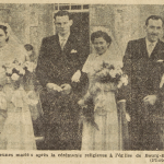 Brest Bourg-Blanc triples mariages Le Télégramme 6 Janvier 1954