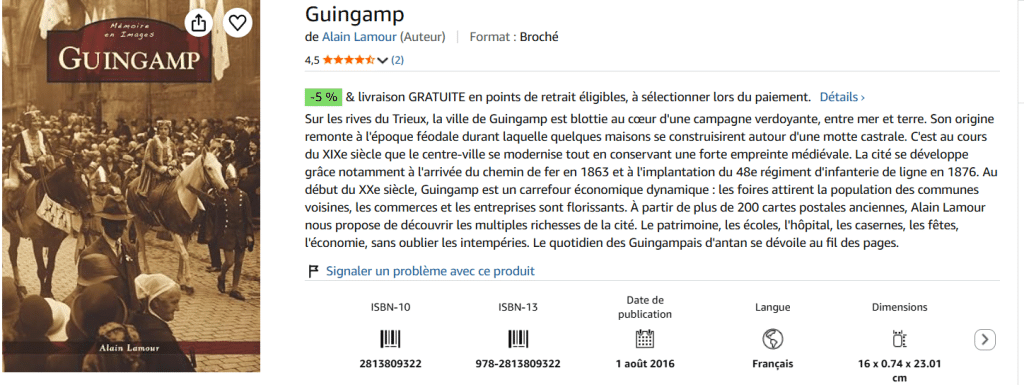 Guingamp Mémoire en images