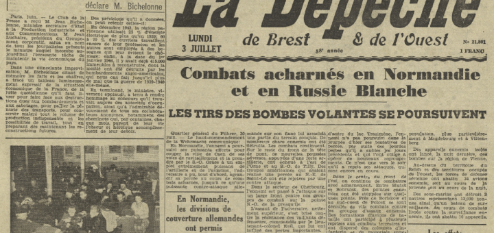 Journal La Dépêche de Brest